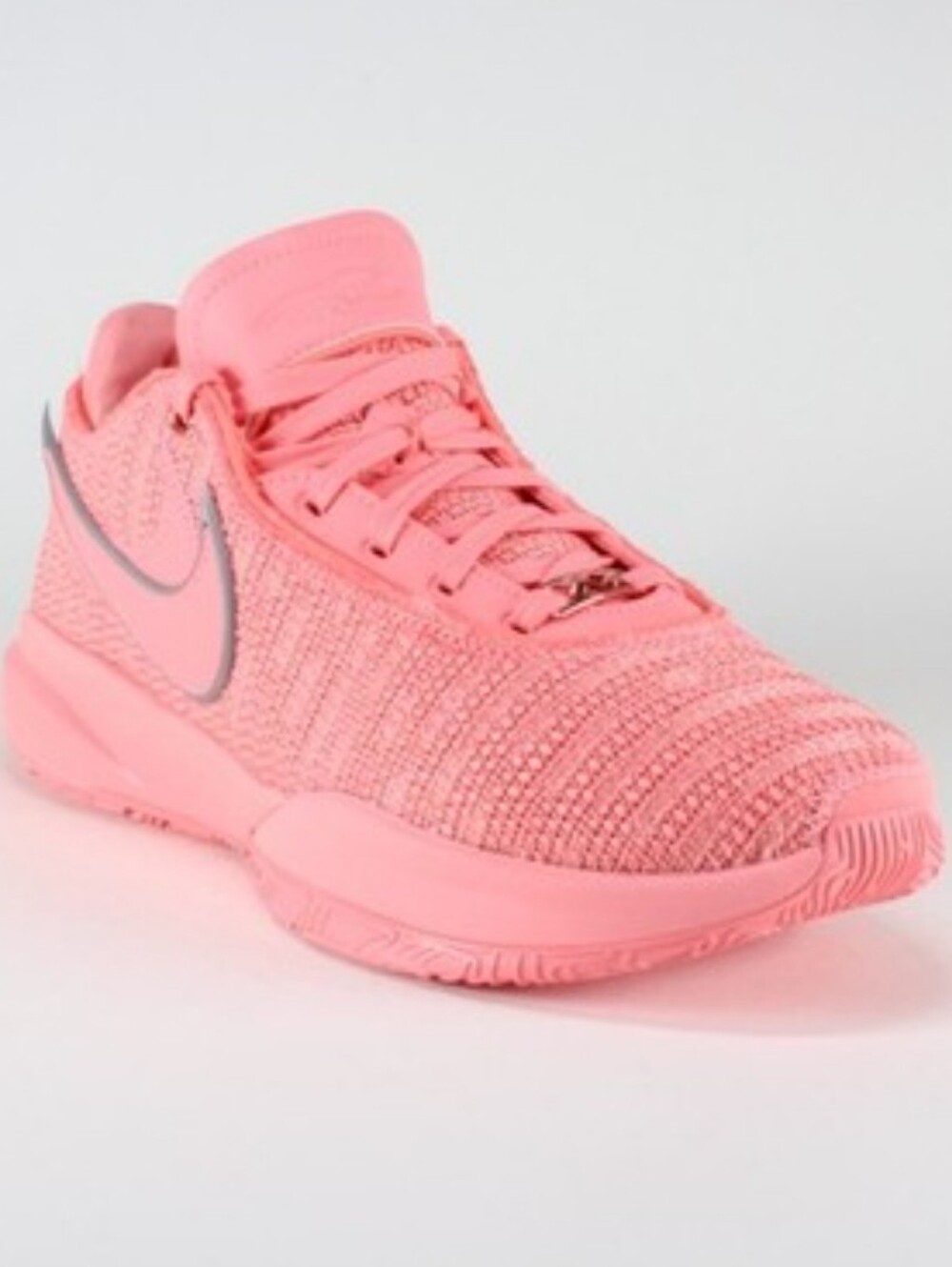 NEW Nike LeBron 20 XX Pink Gaze Metallic Silver Diamond Basketball Sneakers 8.5